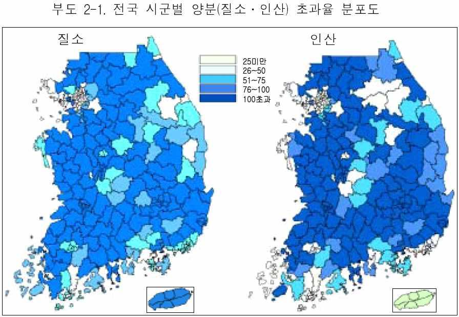 2.4 가축분뇨자원화현황평가 2.4.1 일반현황현재전국가축분뇨발생량의약 89% 를자원화하고있는상황에서최근해양배출금지등에따른가축분뇨관리대책은가축분뇨자원화확대를통하여해양배출량을전량육상처리는계획을수립하였다.