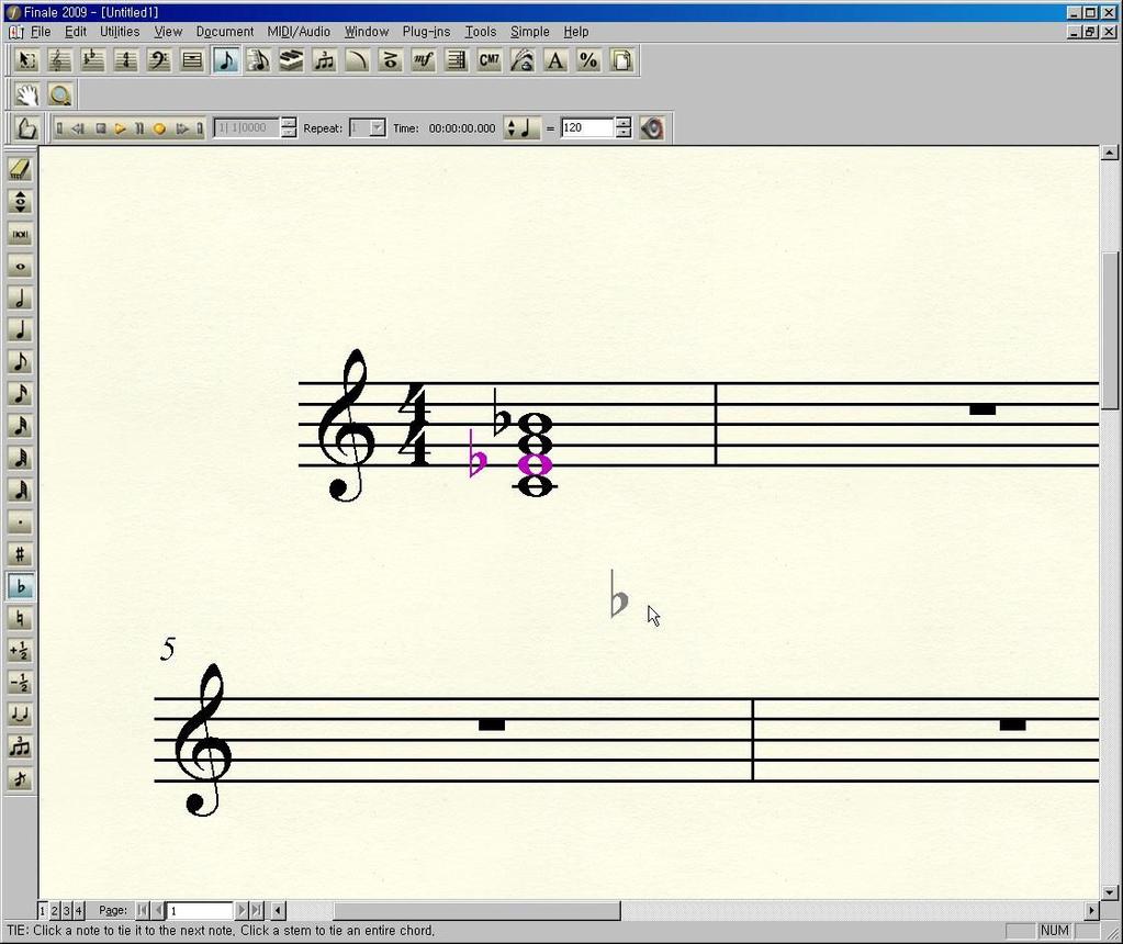 2010-02-09 PM 2:15:12 Page 13 of 13 3) 마이너세븐스(Xm 7) : 단 3 화음 + 단7도 4) 디미니쉬세븐스(Xdim 7) : 감 3 화음 + 감 7도 39th Chord(X9 X 2) : 여기부터는더해지는음을반음올리거나내리면텐션혹은어보이드로간주 전위(Inversion,