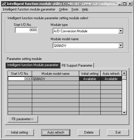 [Tools]-[Intelligent function utility]-[start] 5.3.