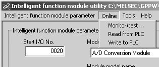 Intelligent function module parameter 탭의경우 FB parameter>> 선택되어있는행의설정정보를 FB support parameter 탭으로이동합니다. (3) 도구모음 (a) 파일항목파일조작은GX Developer에서열려있는프로젝트의인텔리전트기능모듈파라미터가대상입니다. [Open parameter] : 파라미터파일을읽습니다.