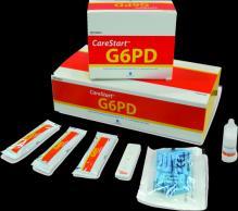 CareStart TM G6PD RDT CareStart G6PD RDT G6PD 정성적싞속진단키트 ( 측정결과 : 정상 vs.