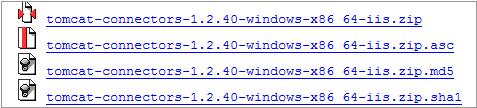 부록 D. ISS 웹서버연동 쓰리래빗츠와웹서버를연동하려면아파치톰캣커넥터를사용합니다. 쓰리래빗츠가아파치톰캣을이용하기 때문입니다. 윈도우 8 환경을예로듭니다. 윈도우버전에따라 IIS 관리자화면이다를수있습니다. D.1 isapi_redirect.dll 설치 1 설치에필요한파일을받습니다.