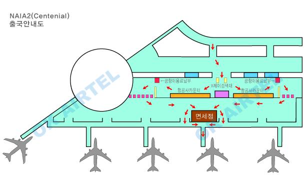 아시아나항공, 케세이퍼시픽센티니얼공항 ( 터미널2): 필리핀항공전용니노이아키노신공항 ( 터미널3): 세부퍼시픽, 에어필리핀 2.