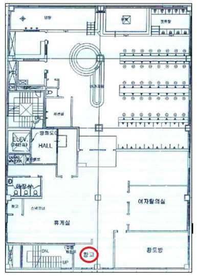 양방향피난 2 2 층평면도