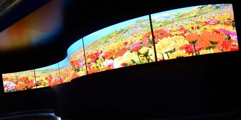 CES 2014 [그림 13] Panasonic Curved 4K OLED TV [그림 15]