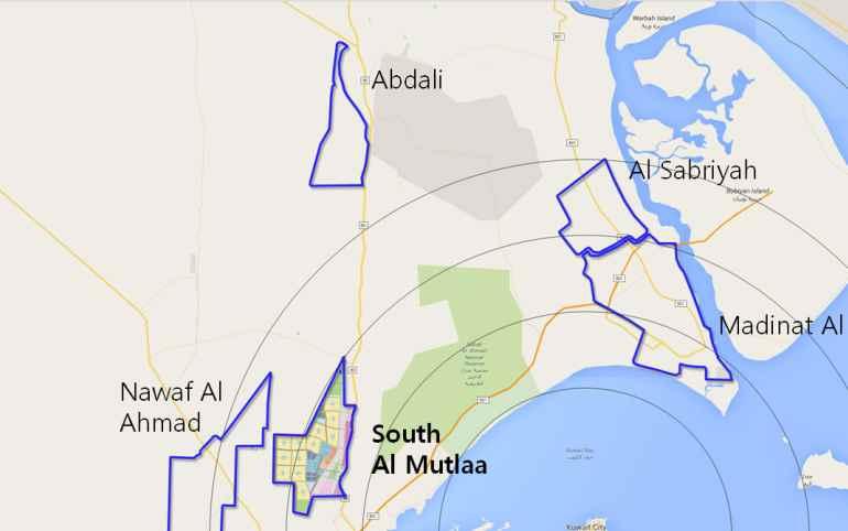1. 쿠웨이트스마트신도시 South Saad Al Abdullah Newtown 위치 : 쿠웨이트도심으로부터서쪽 30 km