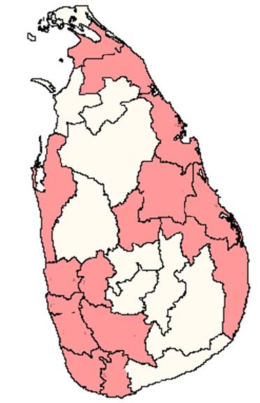 국가별농업자료 서타밀족의분리운동이일어났고, 1983년부터 2009년까지내전이발생하였다. 내전당시타밀족민간인의학살의혹 (4~10 만명사망추정 ) 과이에대한정부의강경대응등싱할리족과타밀족간갈등이있었으나, 현재시리세나정권이취임이후북부타밀족에게토지소유권을원상회복하는등평화정책을펼치고있다. 1.2. 자연조건연평균기온이 26 ~30 인열대도서국가로고온다습한열대몬순기후를지니고있다.