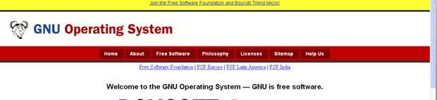 자유소프트웨어와 GNU (cont`d) GNU 프로젝트 GNU`s Not Unix
