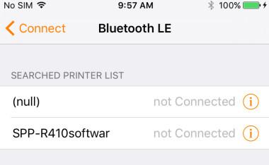 4-3-5 Bluetooth LE 설명 1) 프린터와 Bluetooth LE