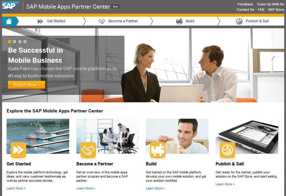 모빌리티파트너지원을위한 SAP 모바일앱파트너프로그램운영 http://www.sapmobileappspartnercenter.