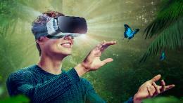 1.1 VR 의개념 & 특징 VR 의개념 : 가상현실 (Virual Reality) 은실제와유사한가상의세계를구축하고,