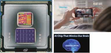 대표적인뉴로모픽칩으로잘알려진 IBM의 TrueNorth [12] 칩은 2014년 10월 4,096개의뉴로스냅틱코어 ( 코어당 256개의디지털 I&F 뉴런, 뉴런당 256개의시냅스 ) 를갖는 CMOS공정기반의뉴로모픽칩을발표하였다.