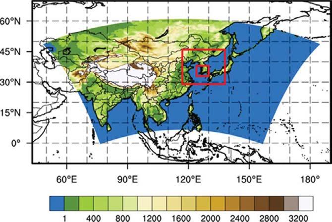 86 CORDEX- 동아시아 2 단계영역재현실험을통한 WRF 강수모의성능평가 Downscaling Experiment (CORDEX) 프로젝트가있다. CORDEX 는지역기후모형을이용하여전세계 14 개지역에대한고해상도기후변화정보를산출하는프로젝트로, 이를통해생산된자료들을비교함으로써기후변화전망에대한불확실성을평가하고신뢰성있는기후변화정보를생산할수있다.