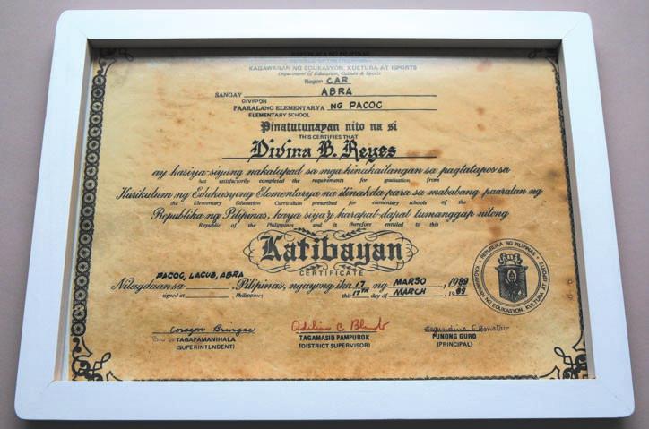 Certificate 40.5x36.