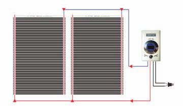 THE INNOVATION OF ARCHITECTURAL HEATING SYSTEM IN 21TH CENTURY PTC 특성 Hot Film 자기제어 (Self-Regulating) 특성 주위온도 (Amblent temp) 발열량 Power output 고온중온저온 낮음보통높음 PTC 특성이란 : 발열체의온도상승에따라소비전력 (Watt)