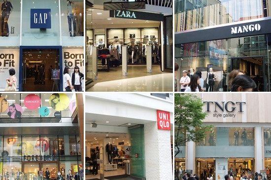 UNIQLO, ZARA, MANGO, GAP 등글로벌 SPA 브랜드의적극적이고공격적인마케팅을펼치며국내패션시장에서의입지확대 UNIQLO