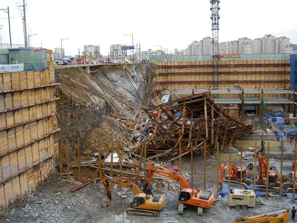 Ⅷ 사고사례 2 인천계양구작전동옹벽전도사고 1 경기도판교신도시건설공사장붕괴사고 사고개요 m 일 m 장 시 일 분경소