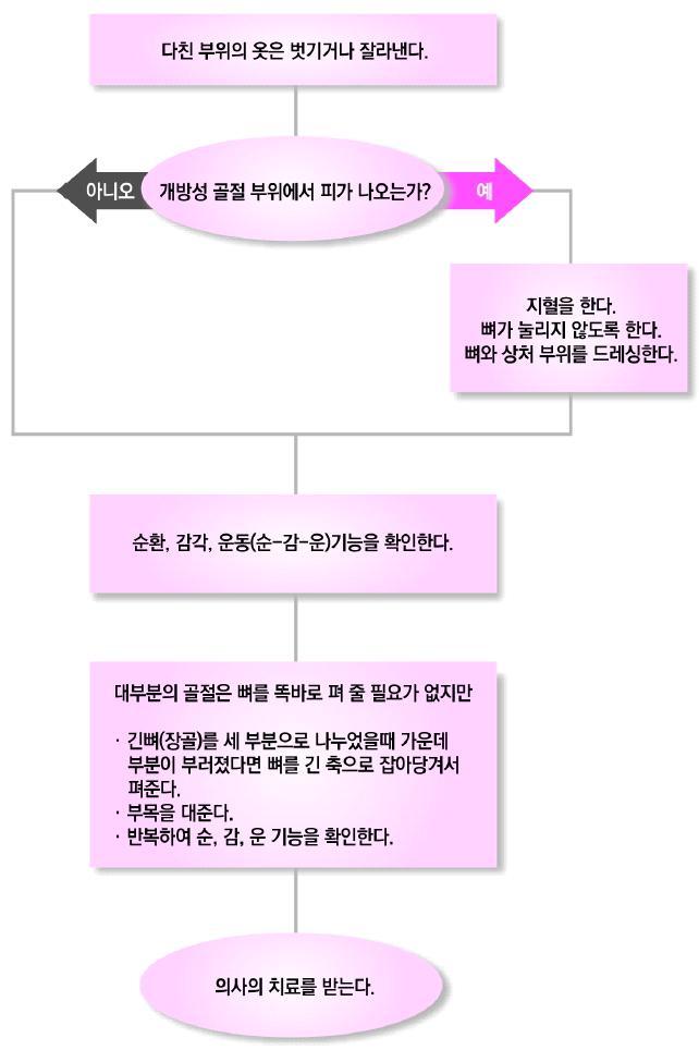 4) 골절의조치절차 Ⅳ.