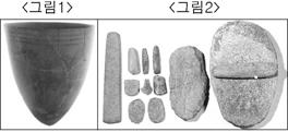 185. 185) 다음중우리나라구석기시대의사회모습으로맞는것은? 1강가나바닷가에서움집을짓고살았다. 2 무리생활을하였고평등한공동체적생활을하였다. 3 자연물을숭상하는원시신앙이발생했다. 3여러가지용도로쓰이는주먹도끼가만들어졌다. 4잔석기를나무나뼈에꽂아쓰는이음도구를만들었다. 5돌을갈아서여러가지형태와용도를가진간석기를만들었다.