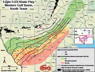 195년대에발견된 Barnett 은그동안상업성이다소떨어진다고평가받고있었지만 Hydraulic Fracturing 과같은기술의발달로인하여점차경제적가치가올라가고있으며최근미국의 shale gas 의 2/3가 Barnett 에서생산되고있다.