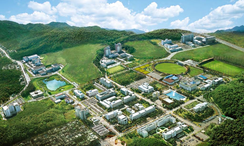 ERICA Campus Map 01 본관 Administration Building 39 퓨전전기기술응용연구센터 02 제1과학기술관 Sciences and Technology Building Applied Research Center for Electro-Fusion 03 제1학술관 Educational Building I D G C 37 14 24 B