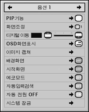 COMPUTER1/2, DVI, HDMI 1 2 3