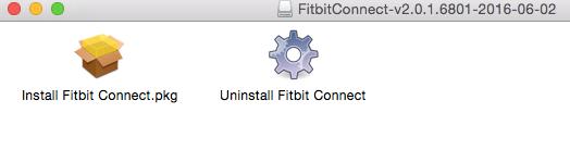 3. 파일을열거나저장하라는옵션이나타나면, 열기를선택합니다. 몇초후 Fitbit Connect 설치옵션이나타납니다. 4. Install Fitbit Connect.pkg를두번클릭합니다. Fitbit Connect 설치프로그램이열립니다. 5. 계속을클릭하여설치프로그램을진행합니다. 6. 메시지가나타나면, 새 Fitbit 기기설정을선택합니다. 7.