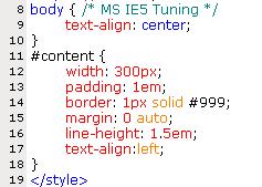 박스모델 (Box Model) 중앙정렬 (align=center) - 연습과제 웹사이트가화면의중앙에정렬되어야하는레이아웃 기존 HTML : <table align= center >, <center>