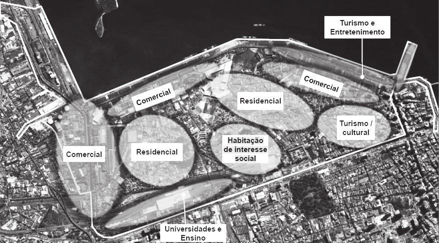 22 그림 2 마라빌랴항구 (Porto Maravilha) 재개발구역토지이용계획 자료현지조사수집자료 그림 3 콘비다수아페 (Convida