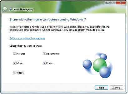 25 Windows 7 의주요기능 1 홈그룹기능 Windows 7 을실행하는 PC