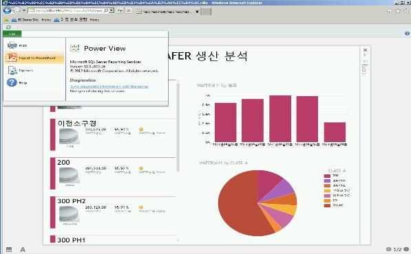 데이터시각화 Excel 보다시각화를강조하고싶은경우, 테이블형태의데이터표현이아닌보다많은동적차트및시각화기능을사용할수있습니다.