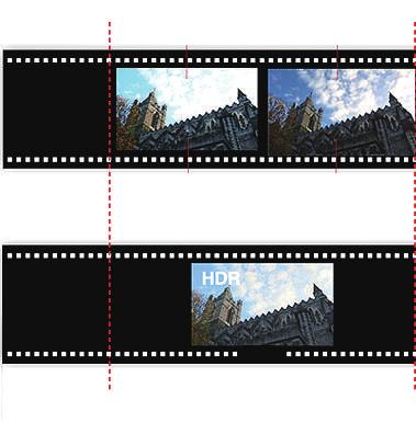 설정범위 : 피사체에고정 / 표준 / 즉시반응 약 880 만화소 4K 프레임추출기능 카메라에서 4K 동영상을재생시, 1프레임을약 880만화소 (4096 2160) 의정지사진으로추출하여 JPEG으로저장할수있습니다. 스틸소재로활용할수있을뿐아니라 4K 모니터링환경이없는촬영현장에서도추출한이미지를확대하여동영상의초점을확인할수있습니다.