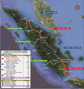 인도네시아수마트라유료도로제 1 구간건설타당성조사및기본설계 알제리고원고속도로기본및실시설계 인도네시아수마트라유료도로 - 공사지점 : Lampung 주 Bakauheni~ South Sumatera 주 Palembang & Riau 주 Dumai~North Sumatera 주 Tebing Tinggi - 도로연장 : L=540.0 km - 도로폭원 : B=33.