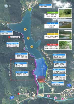 전남지역농업용저수지둑높이기조사설계 ( 길용지구 ) 금강살리기행복지구생태하천조성사업 (1 공구 ) 기본 (T/K) 및실시설계 길용지구사업계획평면도 - 공사개요과업기간 : 2010.06.~2011.05. 면적 : 유역면적 620ha수혜면적 281ha추가용수량 114.1만m3 (170.4만m3 284.