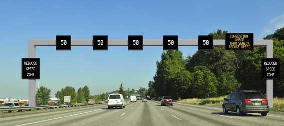 악천후시가변속도제한방안 3) 미국 (1) I-90 (Washington) 대상도로 : I-90 상태 :