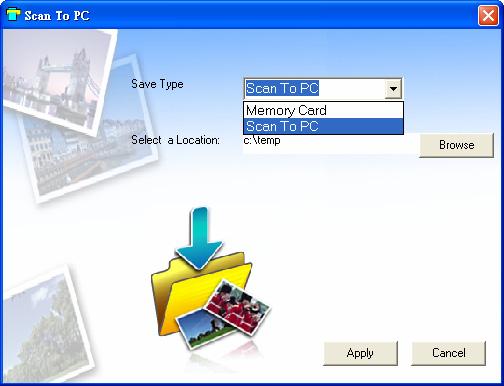 5. PC Manager 로스캔하기 Scan To PC Manager 와함께사용자는쉽게사진을스캔하고스캔이미지를바로연결된 PC 로저장할수있습니다. 또한스캔이미지가저장될장소를선택할수있습니다. 5.1 Scan To PC Manager 시작하기 1. USB 케이블을이용하여스캐너를사용자의컴퓨터에연결합니다.