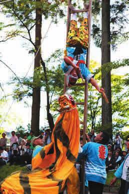 개최되는 '일본의 고향 도노 축제'는 도노에서 가장 큰 행사.