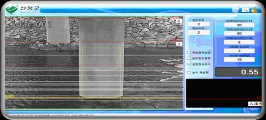 기존수위측정장치구축방법에비해설치가갂편하며기존 CCTV