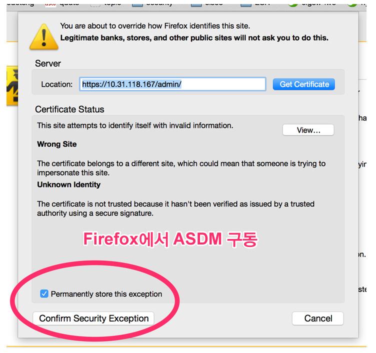 컨피그레이션을위해디바이스에연결 4 장초기컨피그레이션 Firefox 3 단계 다른 ASDM 마법사및고급컨피그레이션실행 ASDM 에는보안정책구성을위한여러마법사가포함되어있습니다. 사용가능한모든마법사는 Wizards( 마법사 ) 메뉴에서확인할수있습니다.