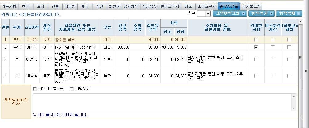 제2편공직윤리종합정보시스템의이용 재산등록사항심사및처분기준 ( 정부공윤위 12.