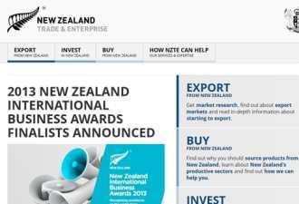 뉴질랜드첫페이지로써여행이목적인지, 비즈니스가목적인지에따라서해당사이트로연결시킴 [ 그림 43] 뉴질랜드닷컴의첫화면 ᆞ 사이트에서 여행 을선택해보면,