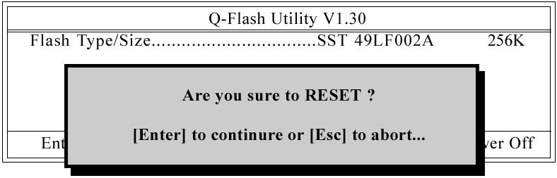 Q-Flash 를끝내면컴퓨터는자동으로다시시작합니다.