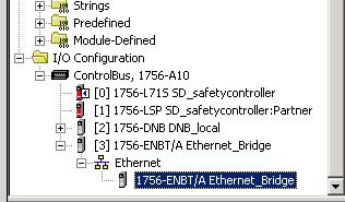 네트워크를통한통신 제 4 장 표준 EtherNet/IP 연결 표준 EtherNet/IP 모듈을안전컨트롤러와사용하려면모듈을안전컨트롤러프로젝트에추가하고프로젝트를 GuardLogix 컨트롤러로다운로드합니다. 1. 모듈을구성하려면 IP 주소, 서브넷마스크및게이트웨이를정의합니다.
