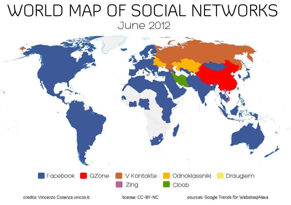 전세계소셜미디어서비스 국가별 SNS 순위 Facebook: 8 억 4