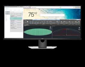 Dell UltraSharp 모니터 U SERIES 멀티태스킹에최적화된 Dell UltraSharp 곡면모니터의넓은울트라와이드화면에서파노라마뷰를경험해보십시오. 이모델은두대의 PC에서동시에컨텐츠에대한작업을수행할수있는기능도제공합니다. 곡면모니터는화면을두루살펴보기위한동공움직임을줄여몰입도를높여줍니다. 또한화면의공간이더넓기때문에작업생산성이높아집니다.