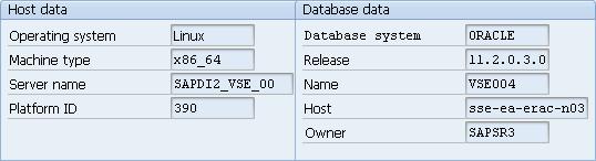 oracle@sse-ea-erac-n01:~> srvctl status database -d VSE Instance VSE001 is running on node sse-ea-erac-n01 Instance VSE002 is running on node sse-ea-erac-n02 Instance VSE004 is running on node
