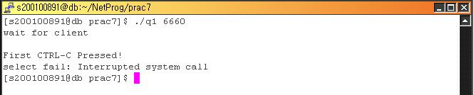 216 네트워크프로그래밍및실습 struct sockaddr_in servaddr; sd = socket(af_inet, SOCK_STREAM, 0); if(sd == 1) { perror("socket fail"); exit(1); bzero((char *)&servaddr, sizeof(servaddr)); servaddr.