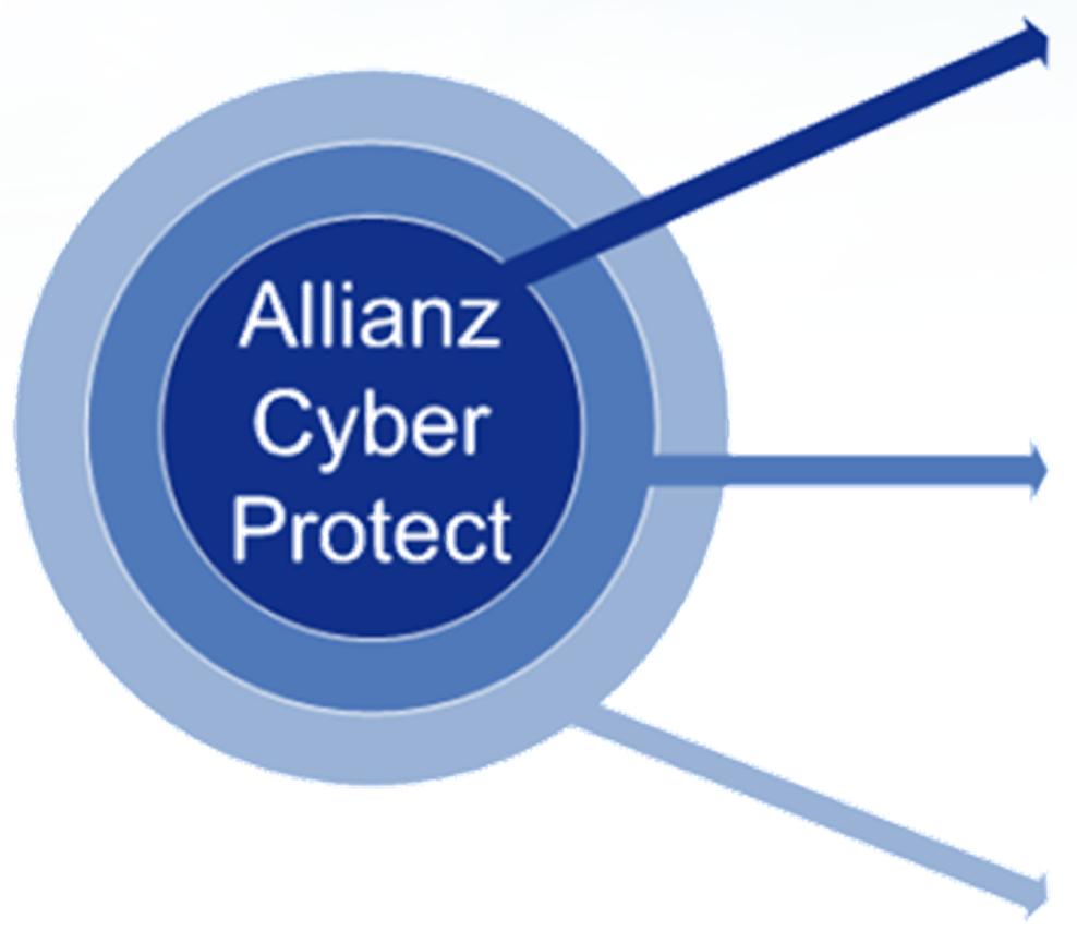4.2 외국보험회사의 CLI 상품 (2): 알리안츠 ü 알리안츠도 AIG 와유사하게피보험자의사이버위험을평가하고사고를방지하는데도움을주는부가서비스를 CLI 와함께제공 <