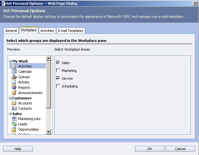 Role-based Navigation Role-based Navigation: Microsoft CRM role based navigation delivers pertinent customer information to the end user according to the job role (or workplace profile) selected by