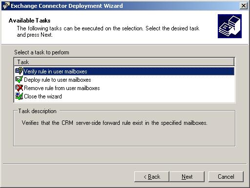 Enhanced Exchange Integration Enhanced Exchange Integration: Microsoft CRM enhanced Exchange Server integration offers seamless, reliable synchronization of Microsoft CRM E-mail and a users Exchange